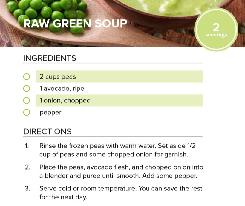 RAW GREEN SOUP